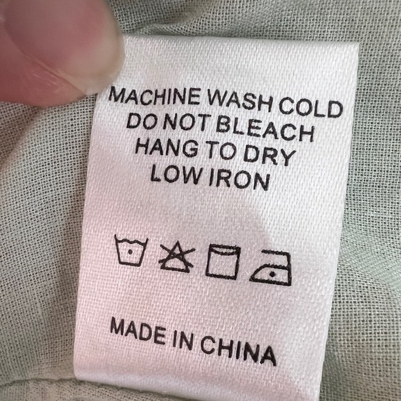 Pomander Place Beatrix Dress Green Puff Sleeve XL Tuckernuck Dress - Picture 7 of 10